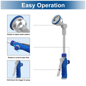 HYDROWE flow control knob enables precise water pressure management.