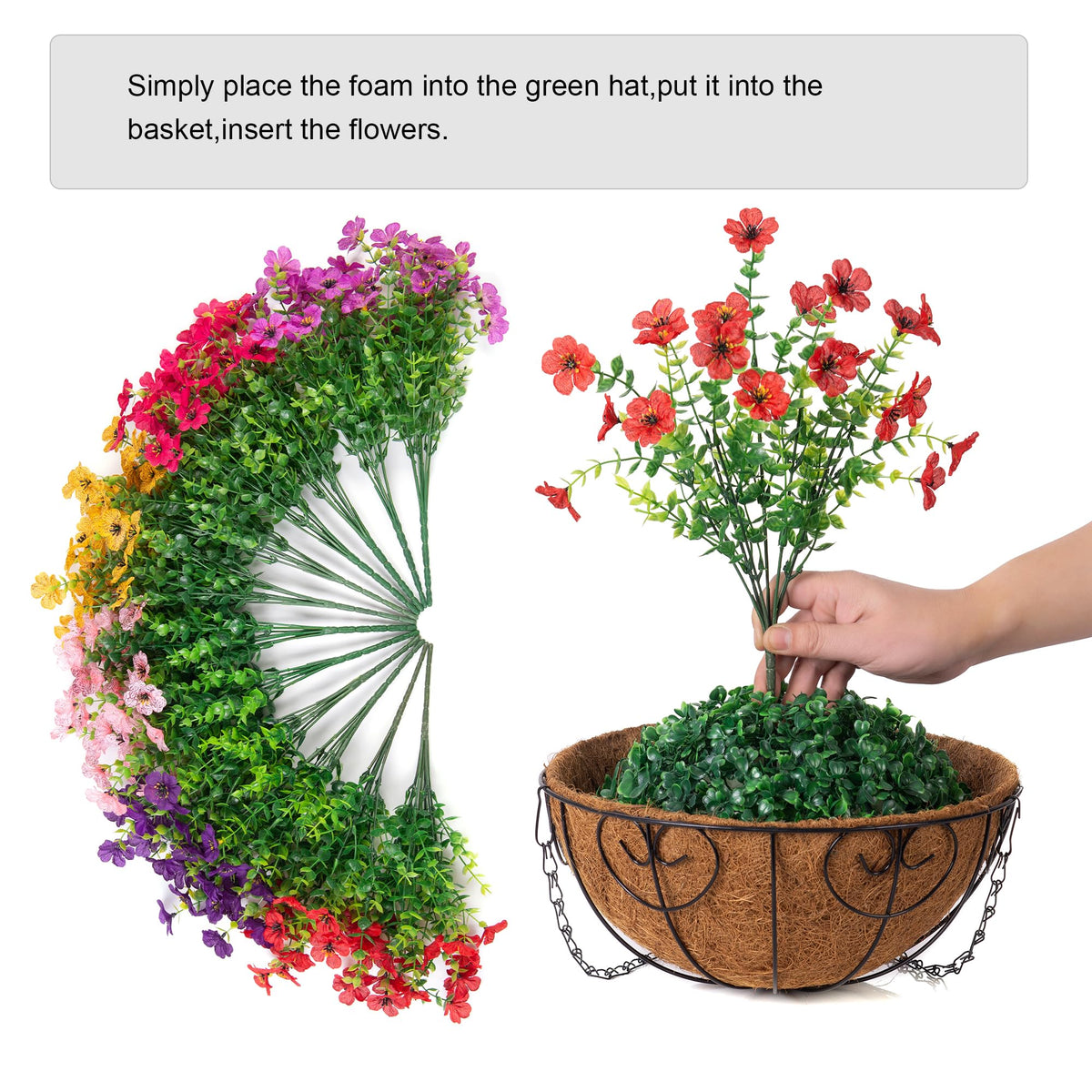HyeFlora artificial eucalyptus leaves provide lush greenery year-round