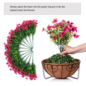 HyeFlora UV-resistant artificial flowers resist fading in sunlit patios