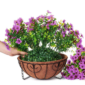 HyeFlora UV-resistant hanging flowers stay vibrant without watering
