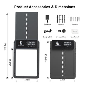 Hyentech weather-ready design withstands wind and rain for reliable use.