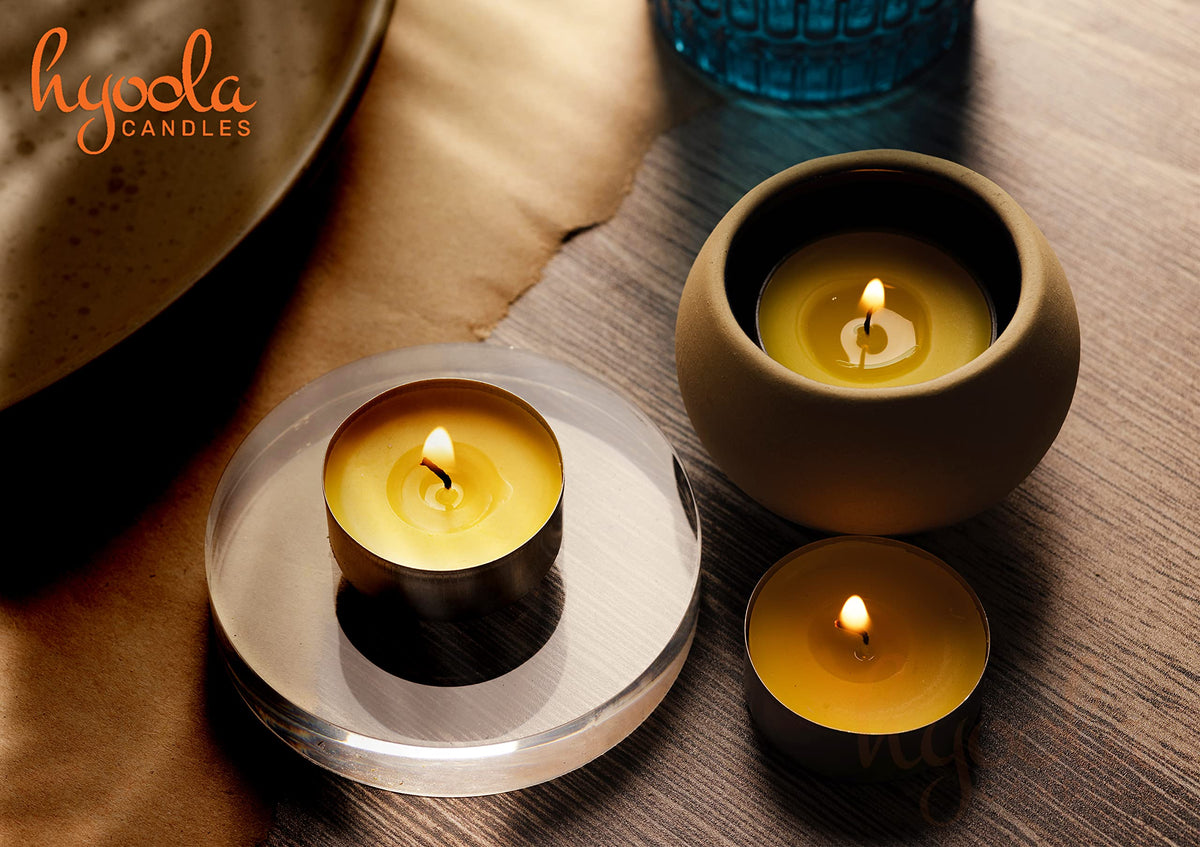 Hyoola citronella tea light size 40mm x 15mm for standard holders