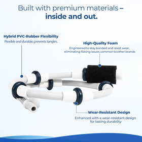 Hypolinx Polaris B5 tail scrubber, integrated scrubbing action reduces manual brushing.