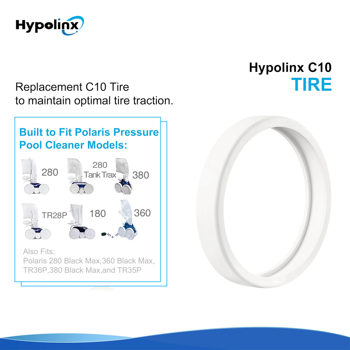 Hypolinx Polaris C10 compatibility chart highlights model wide compatibility.