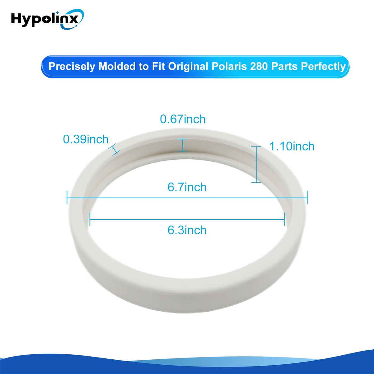 Hypolinx Polaris C10 tire installation step demonstrates quick snap-in fit.