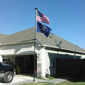 Hypoth US Navy flag weather-ready for boat or truck