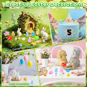 Hysagtek Easter blind bag dollhouse mini-figures enhance seasonal decor and storytelling.