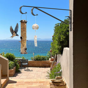 Hystun hooks versatile for bird feeders, lanterns, wind chimes, and planters.