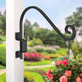 Hystun rust-proof matte black finish withstands outdoor weather conditions.