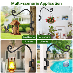 Hystun 9-image set demonstrates versatile indoor and outdoor hanging solutions.