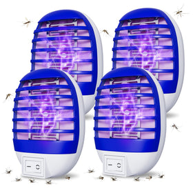 Hywean Zapper quad-pack plugged into outlet for simple indoor pest control.