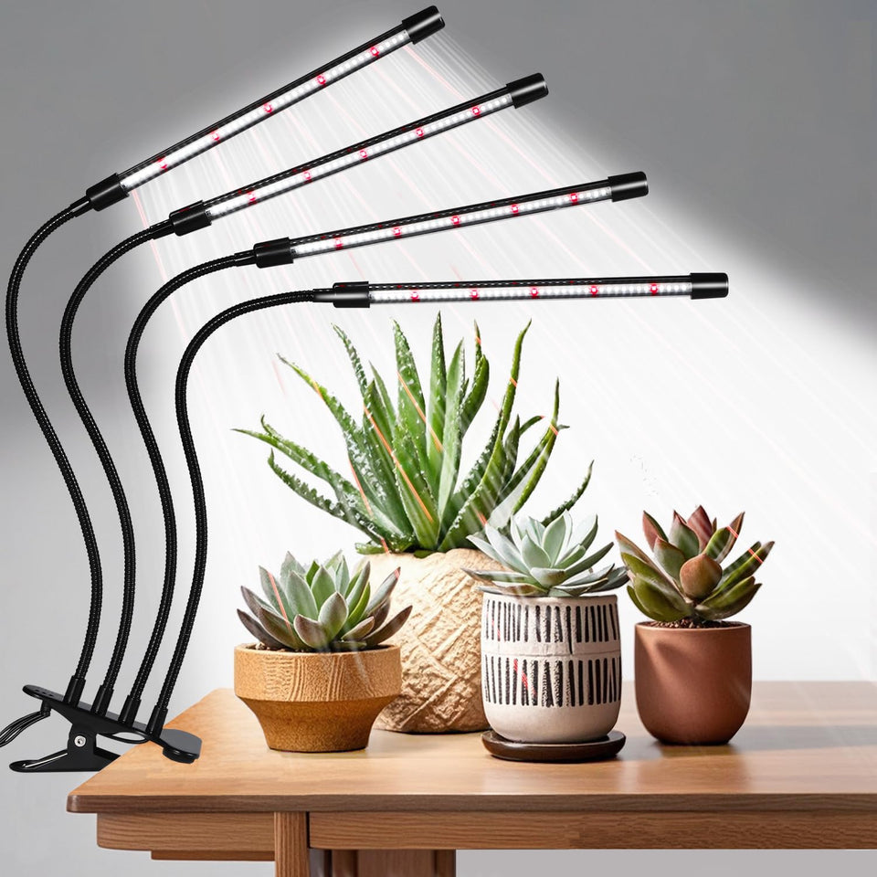 Hywyimlait Black Clip Grow Light setup for flexible indoor gardening