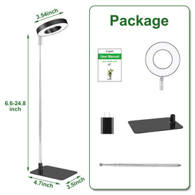 Hywyimlait Grow Light Base and Soil Insertion for flexible placement