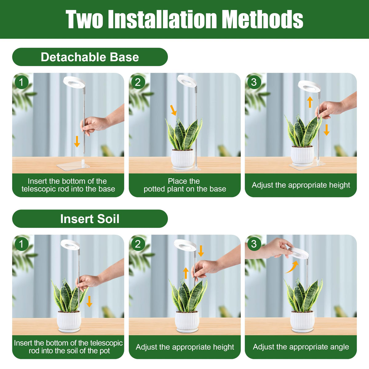 Hywyimlait auto-timer 3-9-12h enables hands-free care.