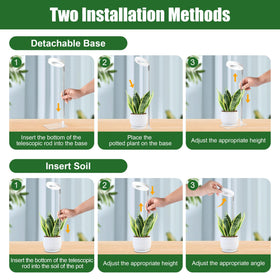 Hywyimlait auto-timer 3-9-12h enables hands-free care.
