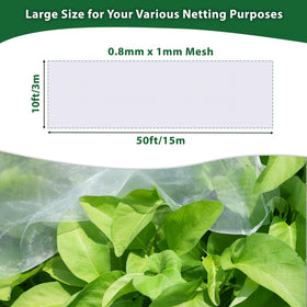 Hyxanons mesh netting in greenhouse setup keeps pests out while sunlight and breeze pass through.