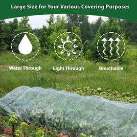Hyxanons UV-resistant PE material netting for greenhouses offers durable protection without overheating plants.