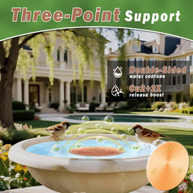 HYXBXSS triple-point-support disc keeps water surface stable in all seasons.