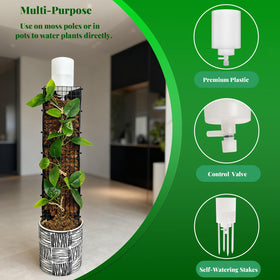 HYYZ Self-watering device for containers delivers gradual hydration for healthier roots.