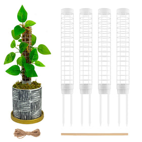 HYYZ small moss pole stackable assembly supports climbing plants.
