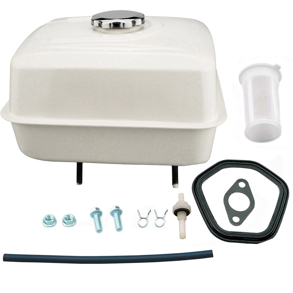 HZ gas fuel tank for Honda GX390/GX340 with mounting hardware for easy replacement