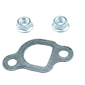 HZ Muffler Kit includes studs, nuts, gasket for quick secure mounting.