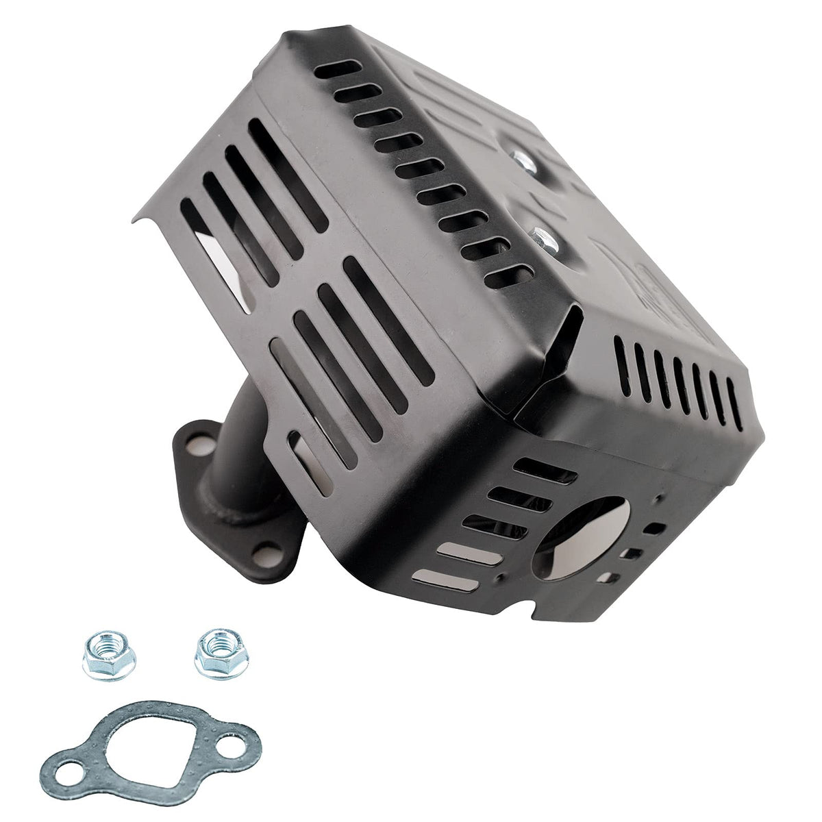 HZ muffler kit installation on Honda GX-series demonstrates straightforward compatibility.