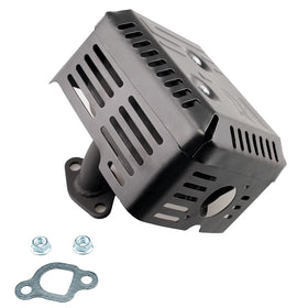 HZ muffler kit installation on Honda GX-series demonstrates straightforward compatibility.