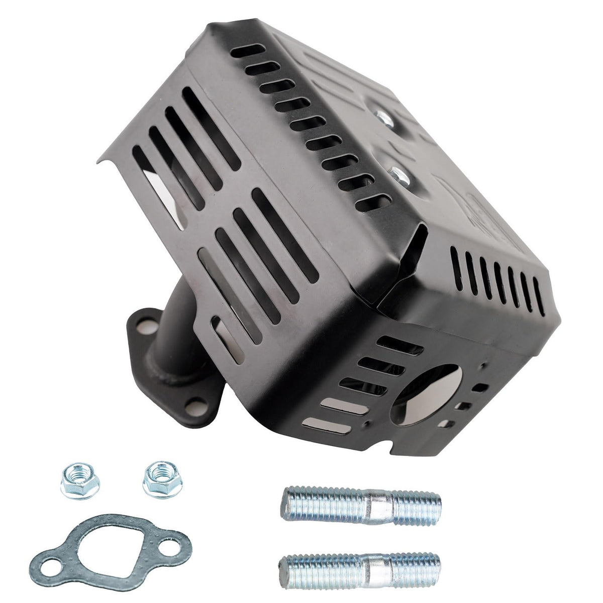 HZ Muffler Kit packaged view showing a ready-to-install replacement option.