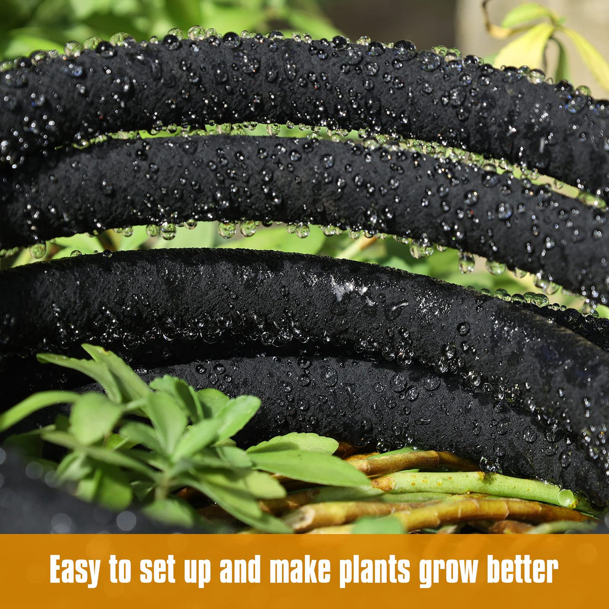 HZGREEN soaker hose works in low and high temperatures for versatile outdoor use.