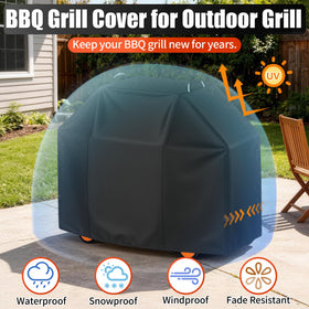 i COVER all-seasons protection shields grills from sun, rain, and dust.