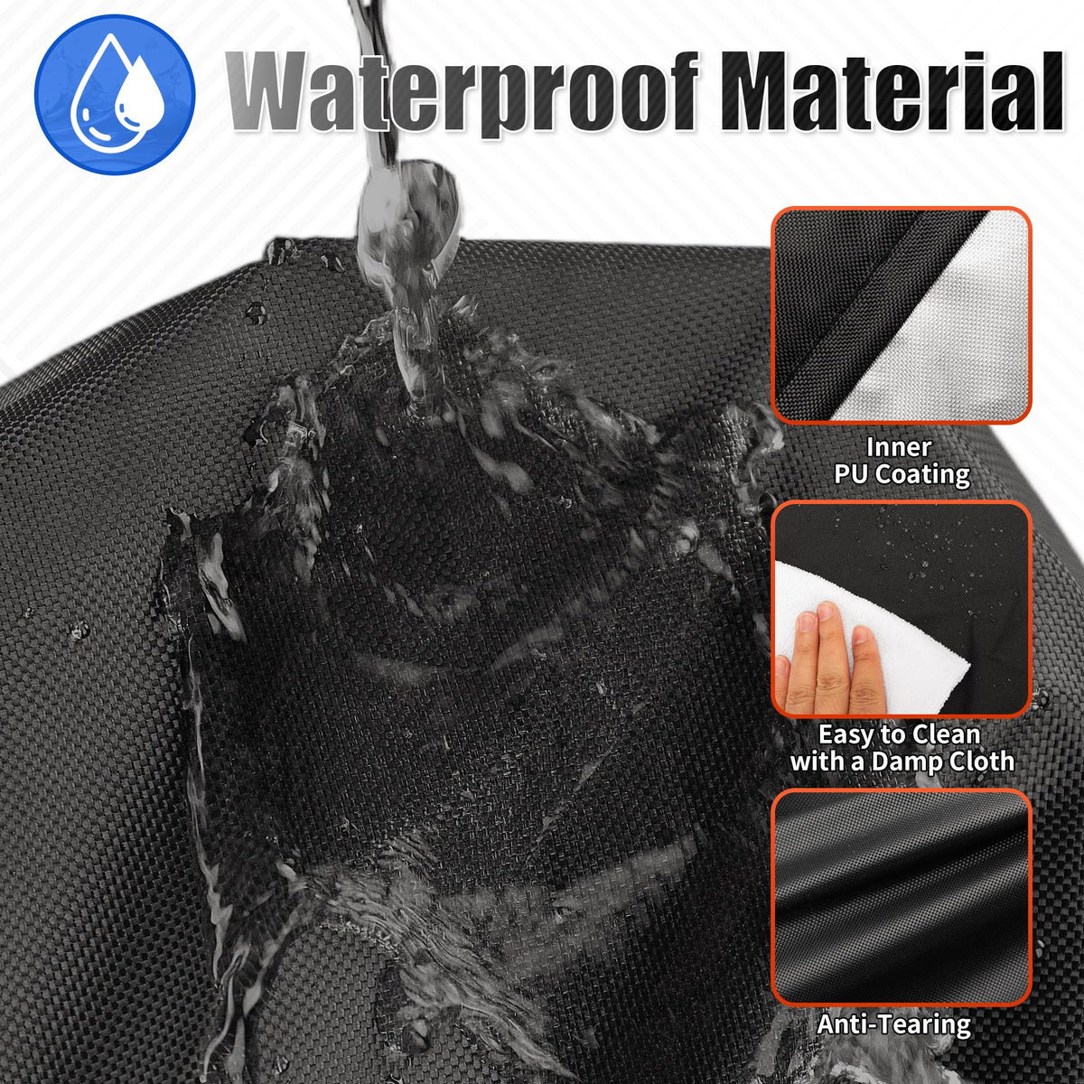 i COVER easy-clean design simplifies after-use maintenance.