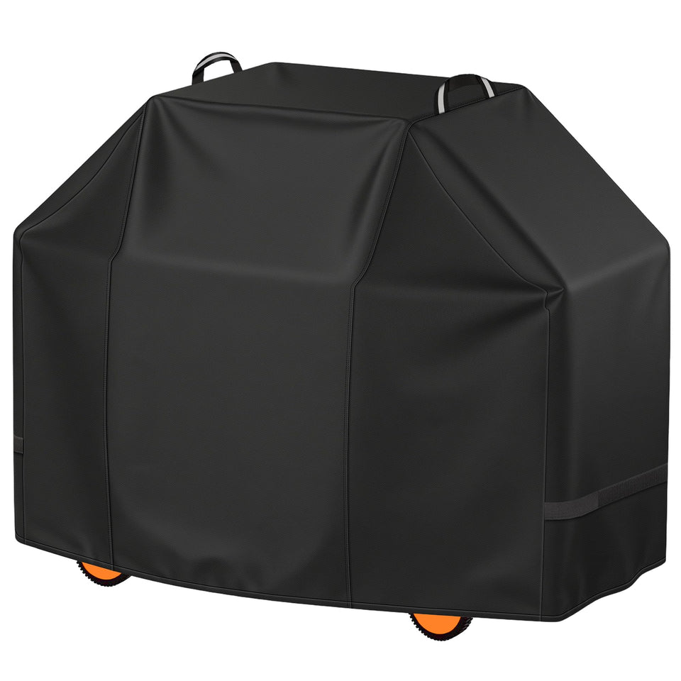 i COVER 50-inch grill cover fits large grills, protecting from rain and sun.
