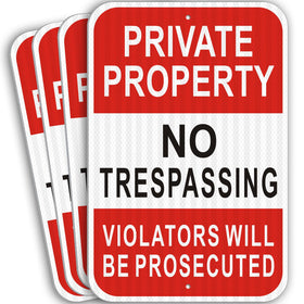 i-CowFun private-property sign 18x12 marks boundary clearly for outdoor use