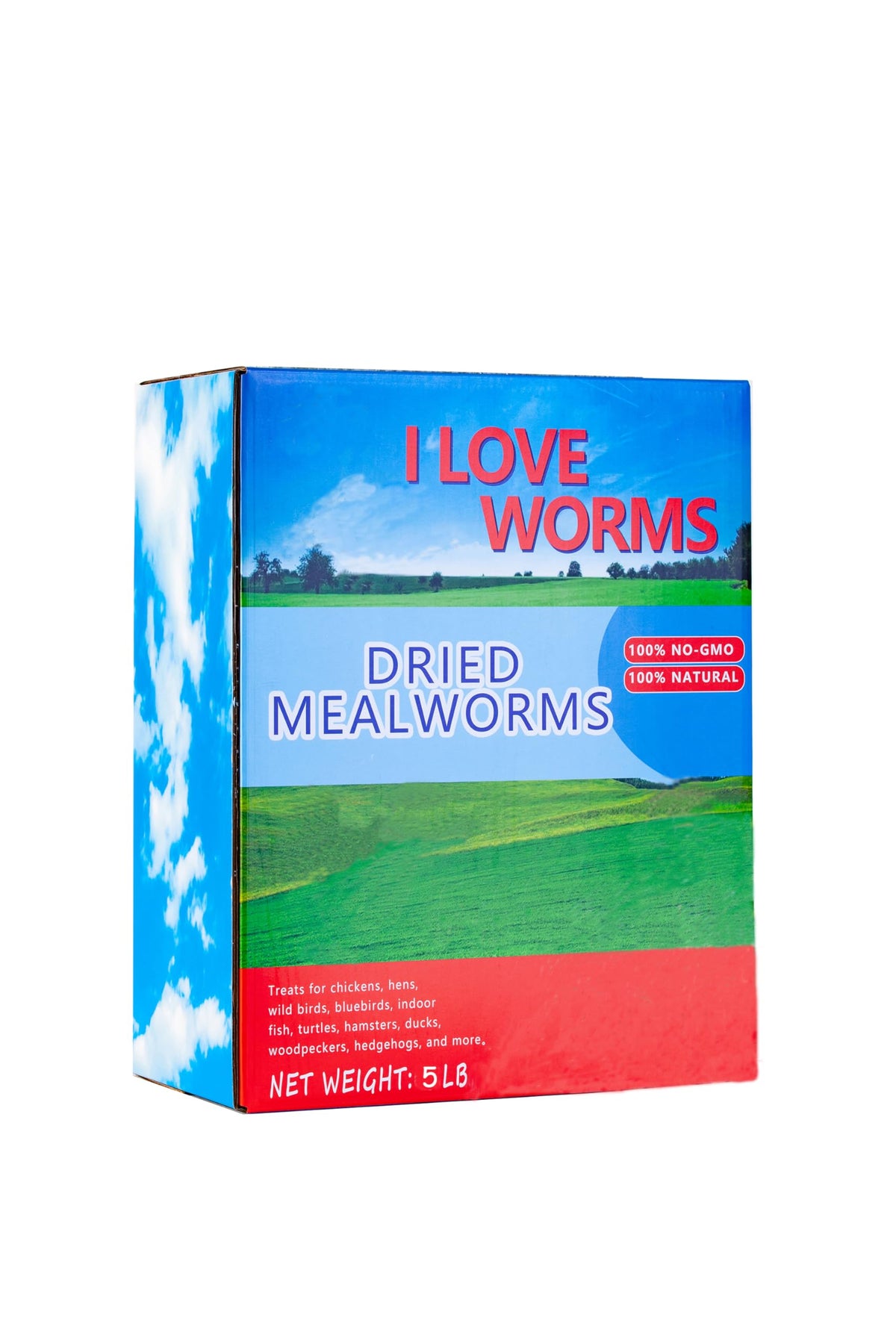 I LOVE WORMS dried mealworms reveal microwave-dried processing for consistent quality.