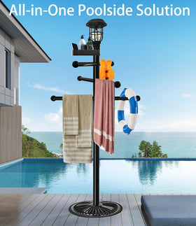 i365amz heavy-duty metal base prevents tilting in windy conditions