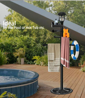 i365amz modern poolside decor complements outdoor spaces with a clean metal look