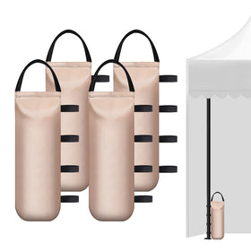 IALNAI 112lbs heavy sand bag side view for canopy stability and wind resistance.
