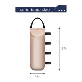 IALNAI heavy sand bags for canopies provide sturdy tent stabilization.