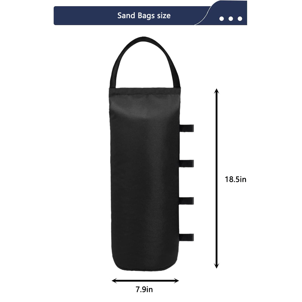 IALNAI sandbags made from durable oxford cloth for outdoor shade structures.