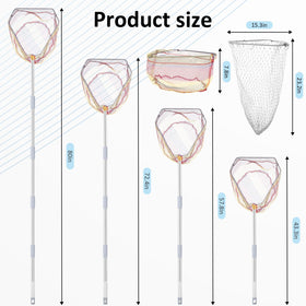IAOVAW chicken catching net set with wide flat net for fast scooping