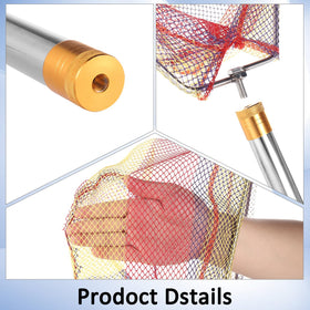 IAOVAW detachable stainless steel pole for easy storage and durability