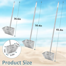 IAOVAW 13-inch sifter captures more beach treasures while filtering sand