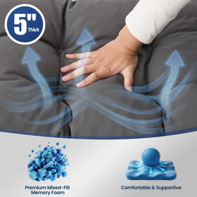 IASEAHK easy spot-clean care keeps cushions looking fresh.