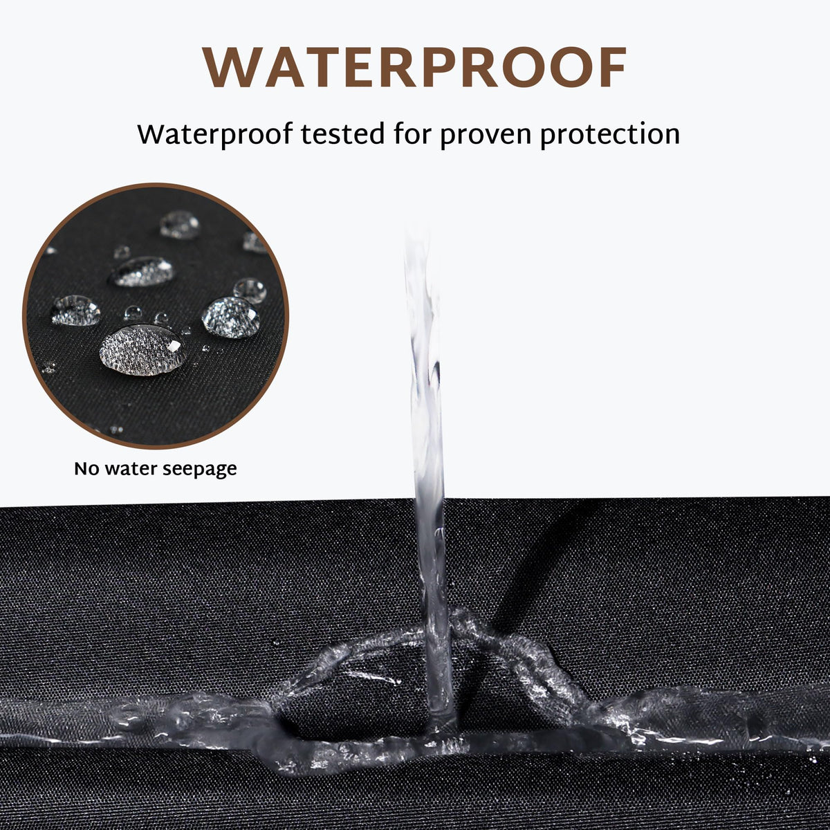 iBirdie cover air vents help moisture escape to keep interior dry.