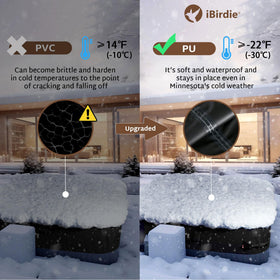iBirdie vent design on both sides helps expel moisture.