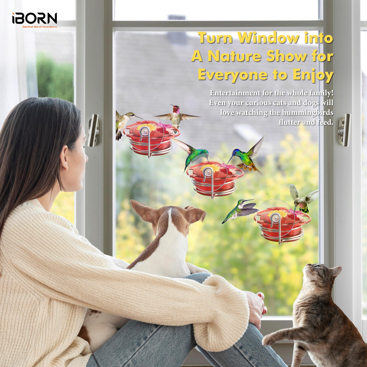 iBorn twist-off lid enables quick refills and easy cleaning