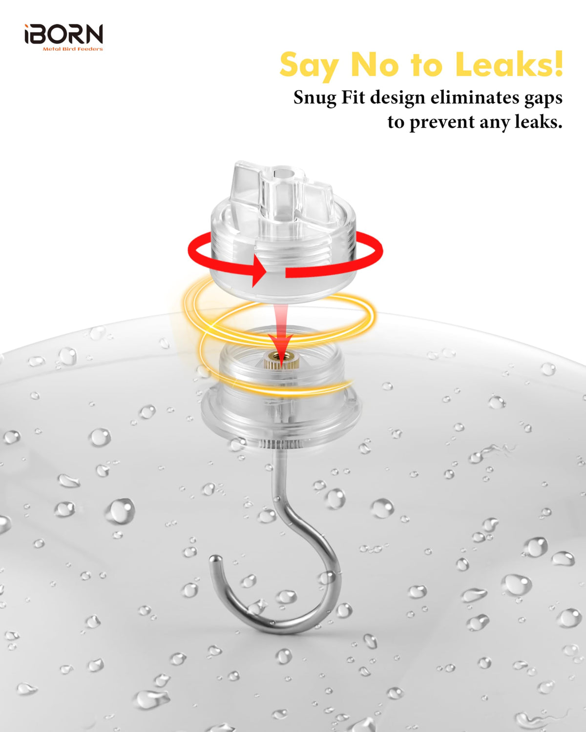 4mm thick chew-proof polycarbonate guard for outdoor feeders.