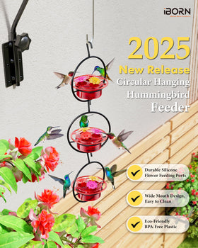 iBorn bee guard ports limit nectar access to hummingbirds only