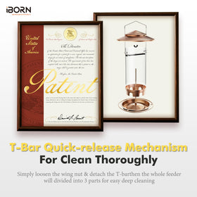iBorn flip-top refilling makes topping up quick and one-handed.